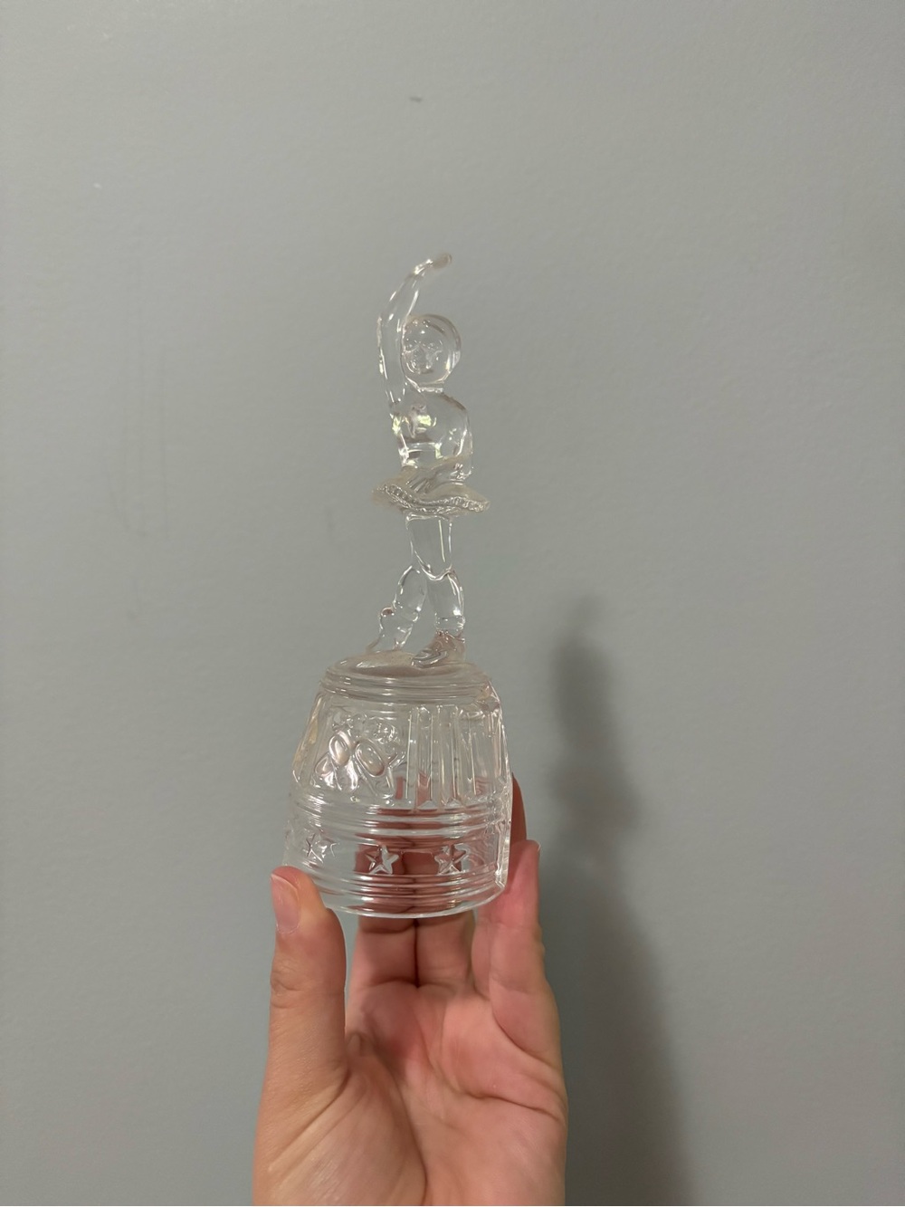 Crystal ballerina figurine decor